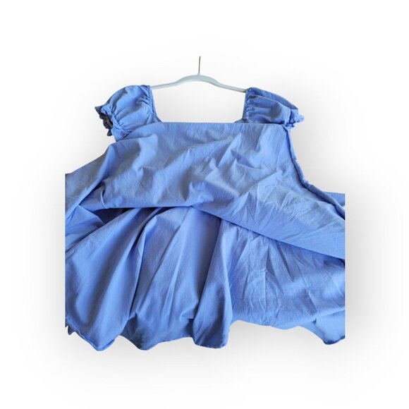 Dolls Kill Current Mood Fairy Periwinkle Handkerchief Mini Dress Size L - Picture 8 of 10